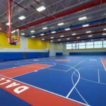 Draper EZ-Fold Basketball Backstops at Dallastown Area School District
