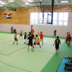 Opening game at the Putney School Fieldhouse. Photo courtesy of the Putney School.