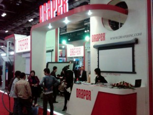 Draper's Booth at InfoComm China 2012