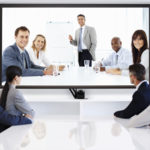 Business Team at a Video Conference